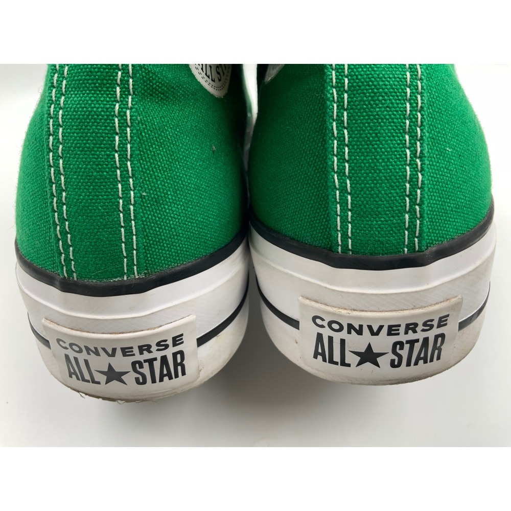 Converse Chuck Taylor All Star Platform High Top Green Canvas Sneakers Women 8. - Picture 8 of 10